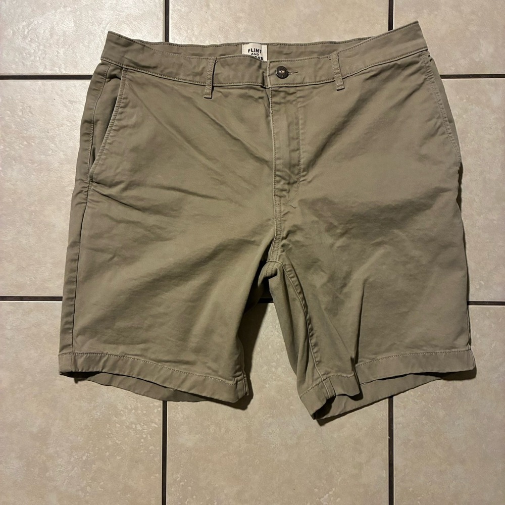 Flint and Tinder Men's 34 Khaki Casual Shorts
